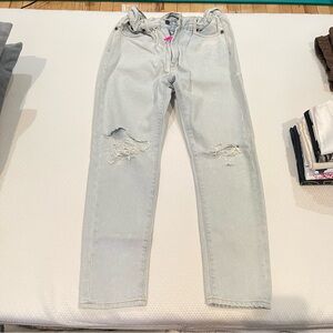Off-White Light Gray Denim
